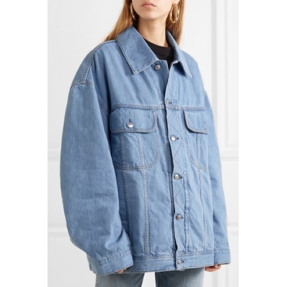 *RESERVED FOR TRADE* Acne Studios Blue Bla Konst Denim Oversized Jacket - Picture 1 of 6